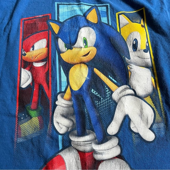 Boys T-Shirt Bundle Size Med Adidas, Under Armour, Sonic Active & Graphic Tees - Picture 10 of 15